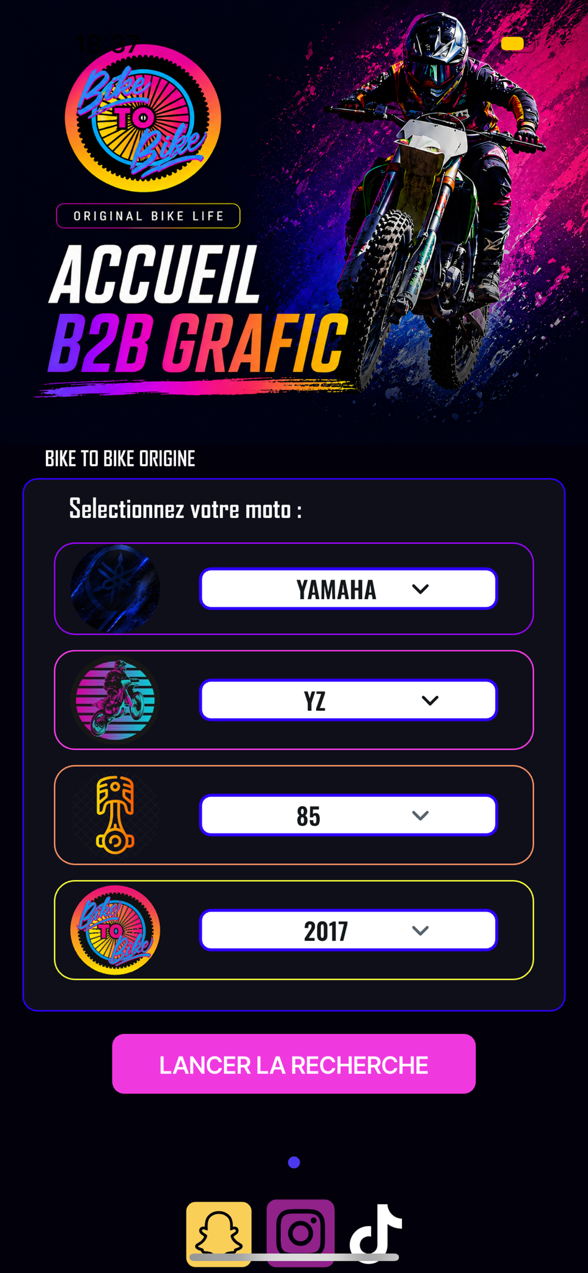 BTB GRAPHIC — accueil officiel App Store