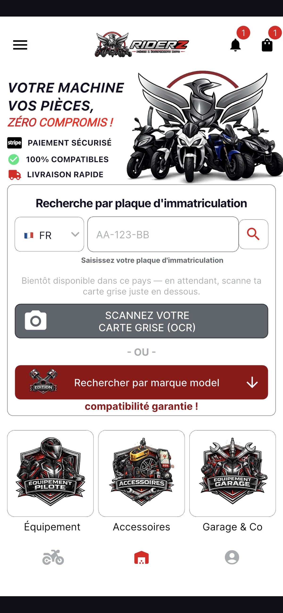 RIDERZ — mode clair officiel App Store
